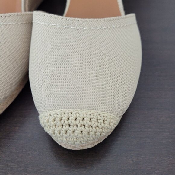 NEW Tommy Hilfiger Nilsa Espadrille Sandals Light Natural - Textile Size 10 - Picture 5 of 10